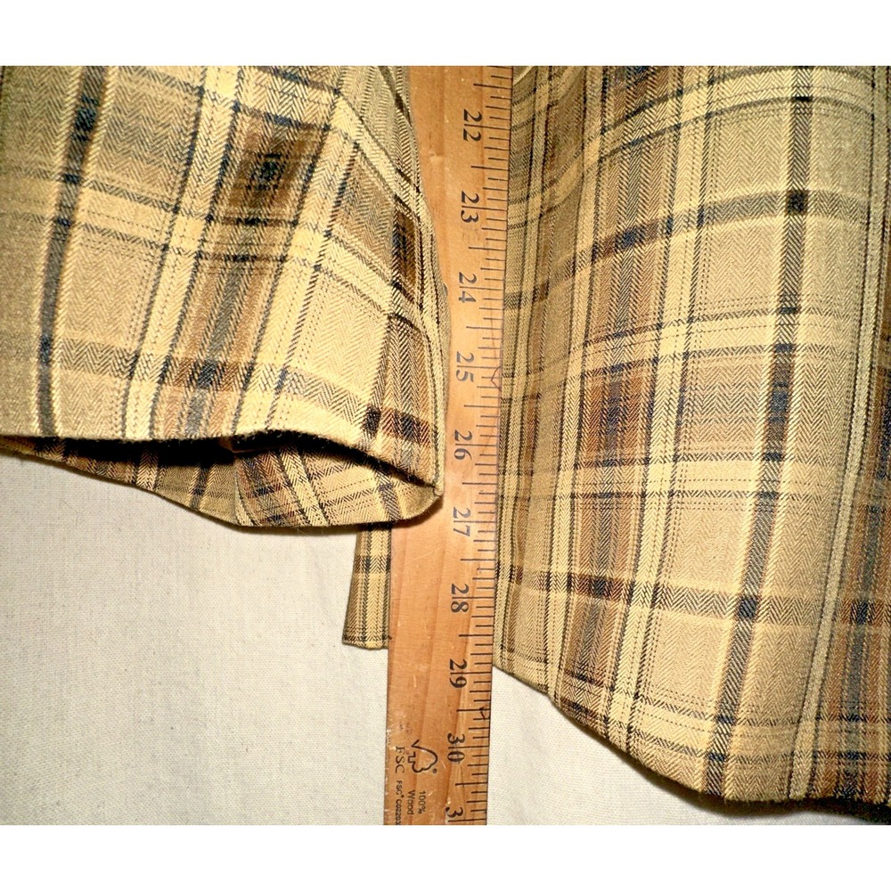 NWT Kent & Park Gold Plaid Double Breasted Suit 42L Jacket & 36L Pants - Picture 9 of 16